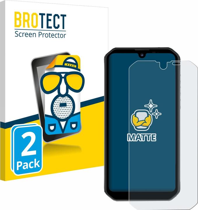 Image du produit BROTECT Film de protection antireflet Protection d'écran mat (2 pièce(s), Blackview BV9900 Pro)