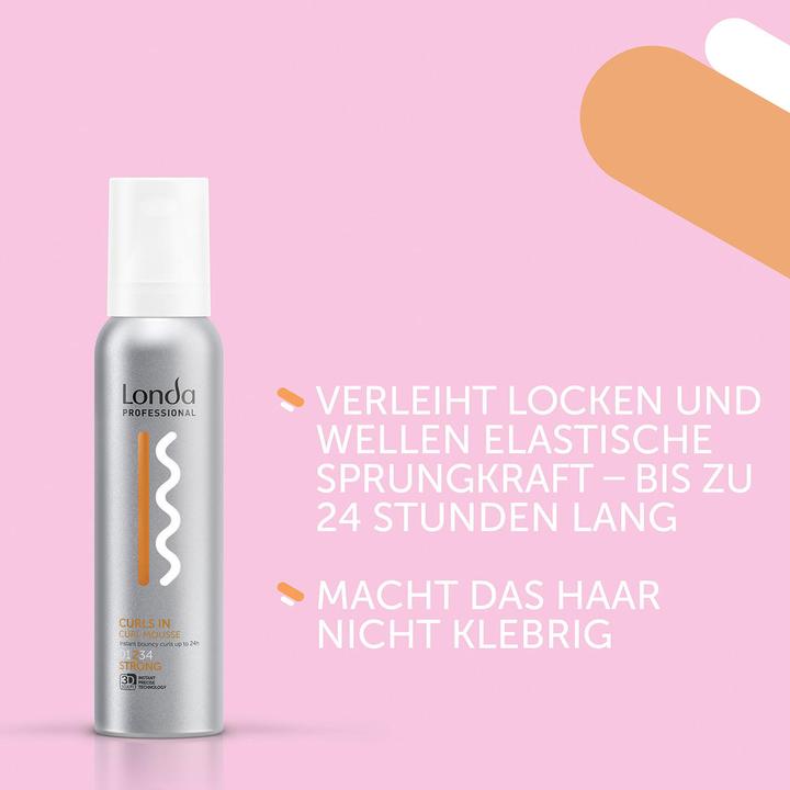 Actual product image Londa Styling Curls In Curl Foam 200 ml (200 ml, Curling mousse)