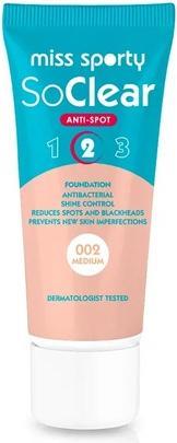 Immagine prodotto Miss Sporty Miss Sports - So Clear Anti-Spot 2 Imperfection Masking Primer 002 Medium 30Ml (002 Medio)