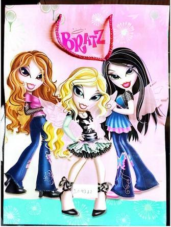 Actual product image Bratz Characters Gift Bag (Gift ribbon, 1 x)