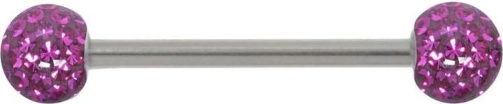 Image du produit Bijouteria Piercing langue (Acier chirurgical 316L, Résine époxy, Zircone)