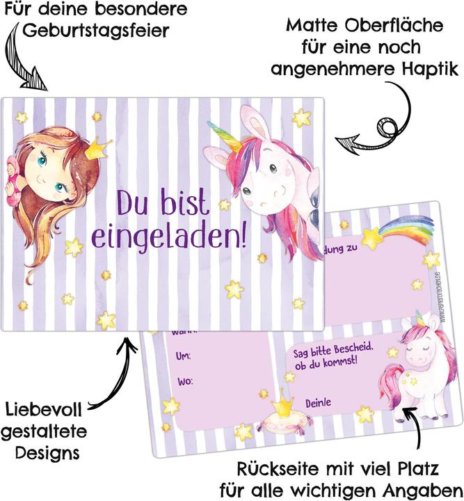 Immagine prodotto Papierdrachen 12 biglietti d'invito (12 pz.)