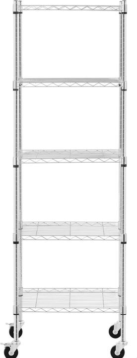 Produktbild Royal Catering Metallregal Standregal Steckregal Haushaltsregal Küchenwagen 4 Rollen 50 kg