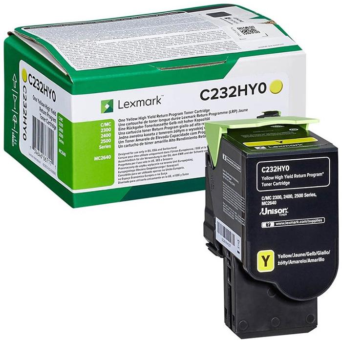 Actual product image Lexmark C232HY0 (Y)