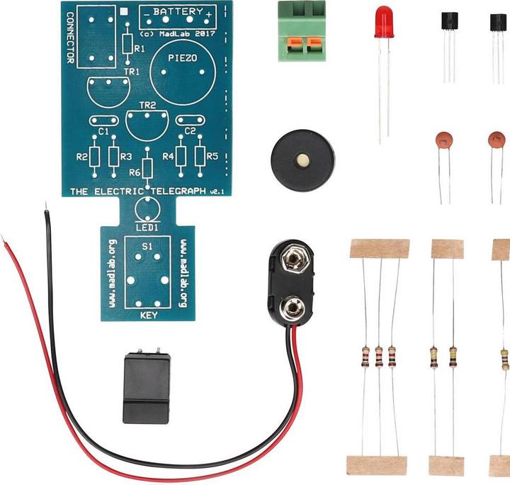 Immagine prodotto Whadda Kit telegrafo elettrico Madlab