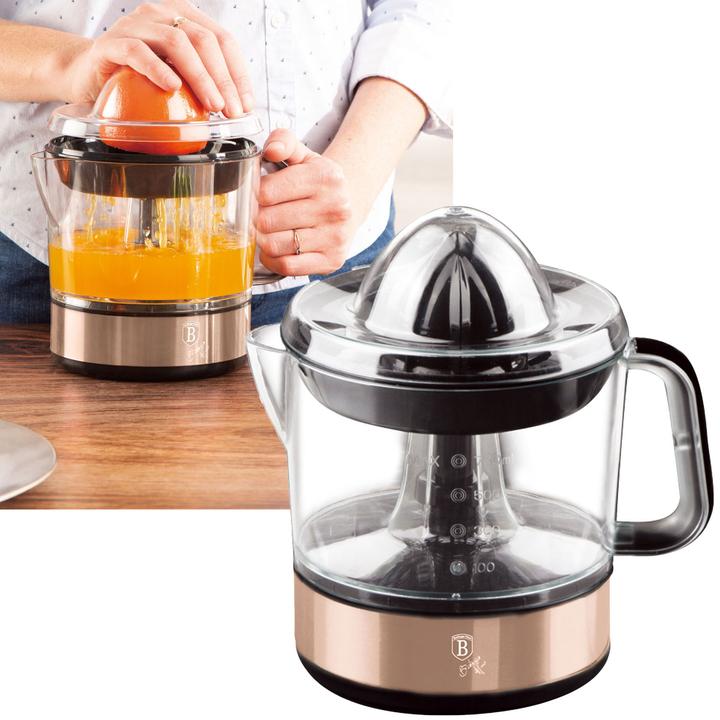 BerlingerHaus BH9385 Zitruspresse 1.5 Liter Metallic Line Rose Gold (CH-Stecker)