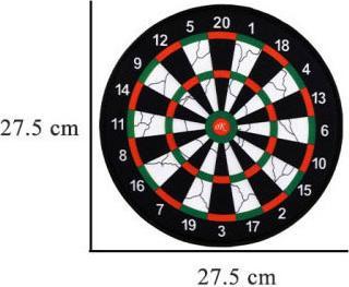 Actual product image Dartboard Velcro fastener