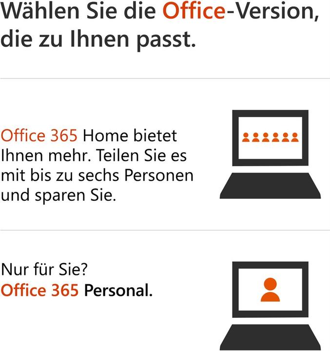 Produktbild Microsoft Office 365 Personal (1 User, 12 Monate)