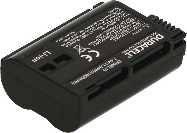 Image du produit Duracell Batterie au lithium-ion EN-EL15,1400mAh (Batterie de l'appareil photo)