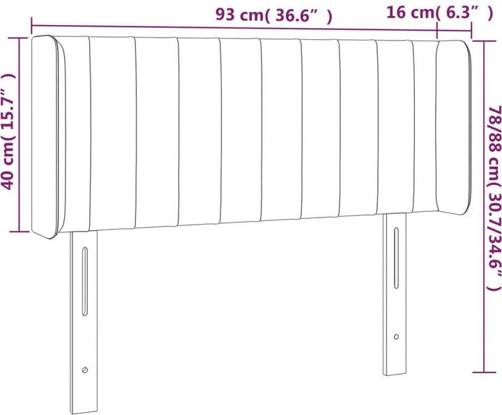 Produktbild VidaXL Aneska (93 x 16 x 88 cm)