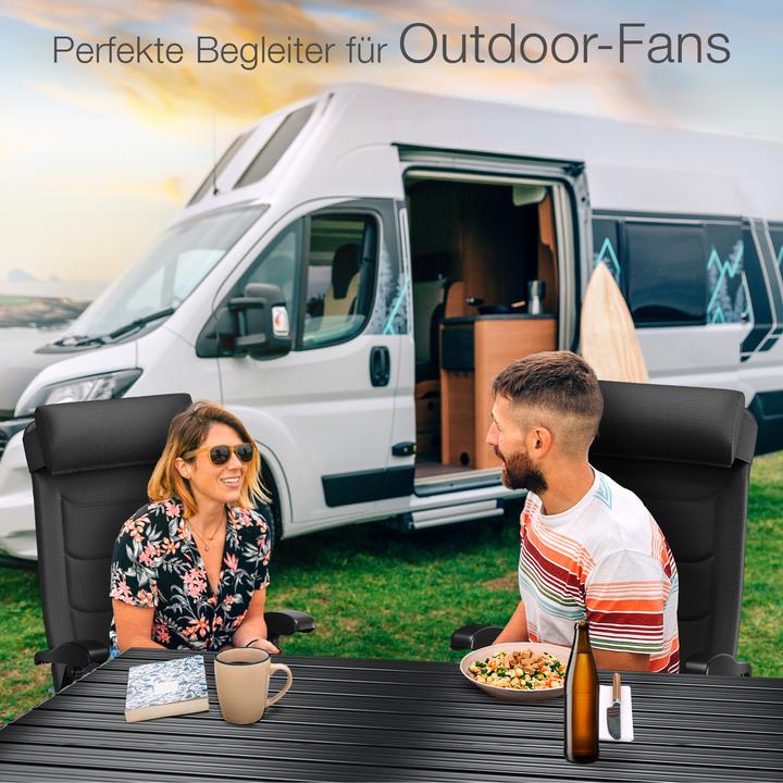 Image du produit Aktivshop Chaise pliante active Camping avec repose-jambes