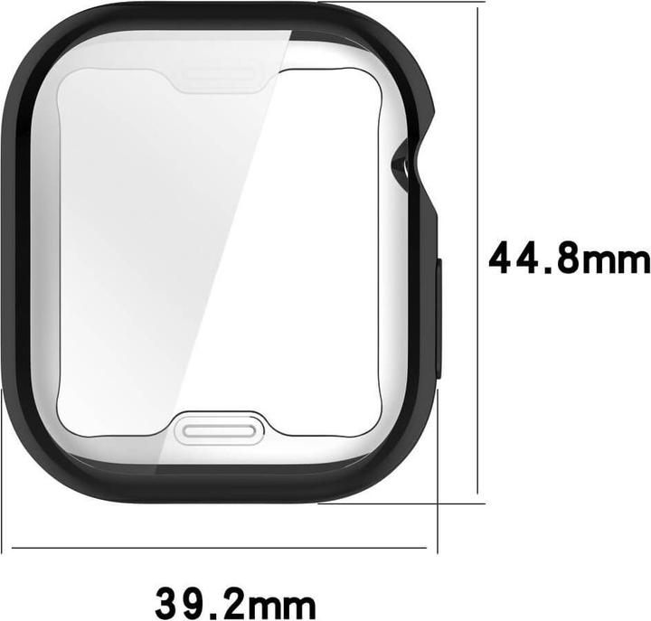 Immagine prodotto Cover-Discount Apple Watch 10 - 42 mm - Custodia di protezione in gomma effetto metallo