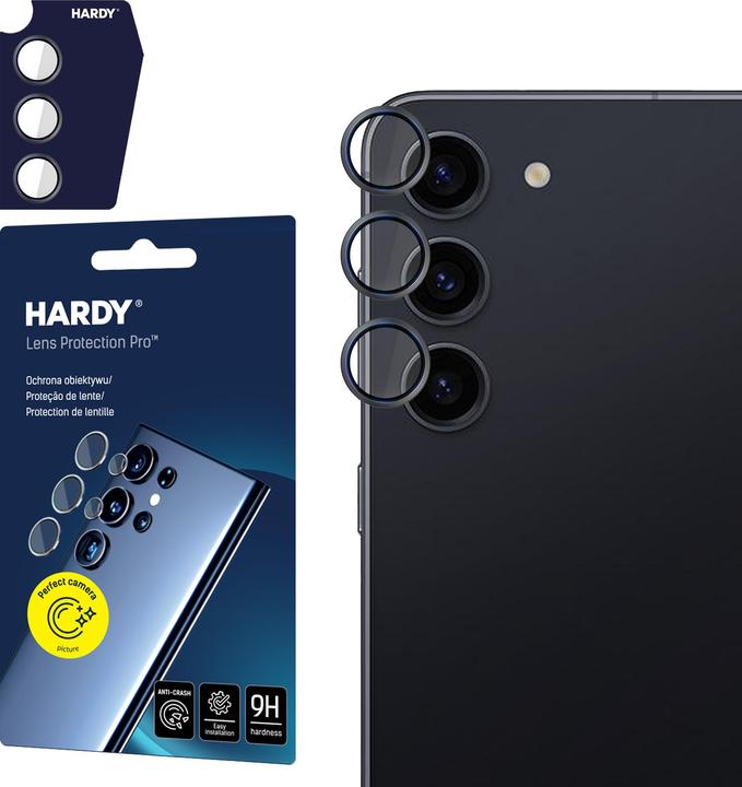Produktbild 3MK HARDY Lens Protection Pro pro Samsung Galaxy S23/S23+ Black (1 Stück, Samsung Galaxy S23+)