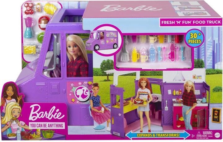 Image du produit Barbie Le Food Truck de Véhicule pour Poupée Mannequin - 3 ans et +