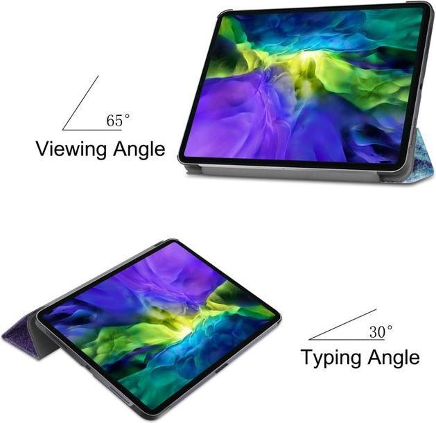 Actual product image MU Style Triple folding cover with pattern (IPad Pro 11 (2020))