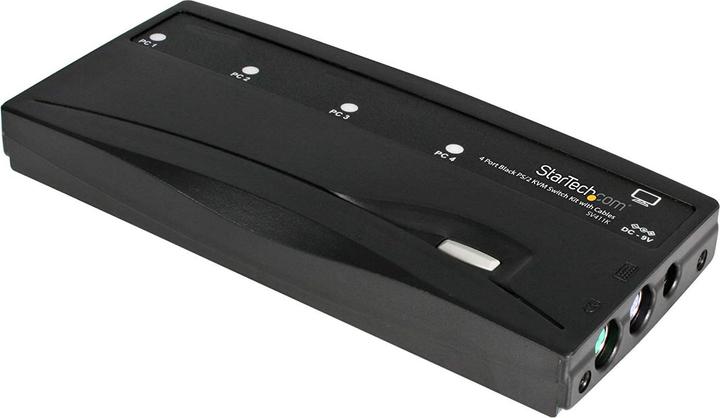 StarTech 4 Port VGA / PS/2 KVM Switch - PS/2 KVM Switch incl. Cable - 4 Port Desktop KVM Switch 1x...