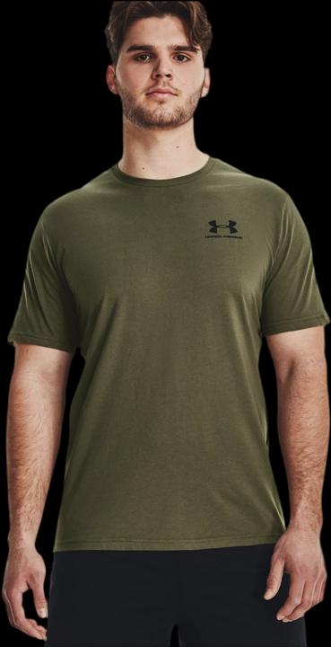 Immagine prodotto Under Armour Maglietta Sportstyle Uomo SS petto sinistro Khaki 1326799 390 (S) (S)