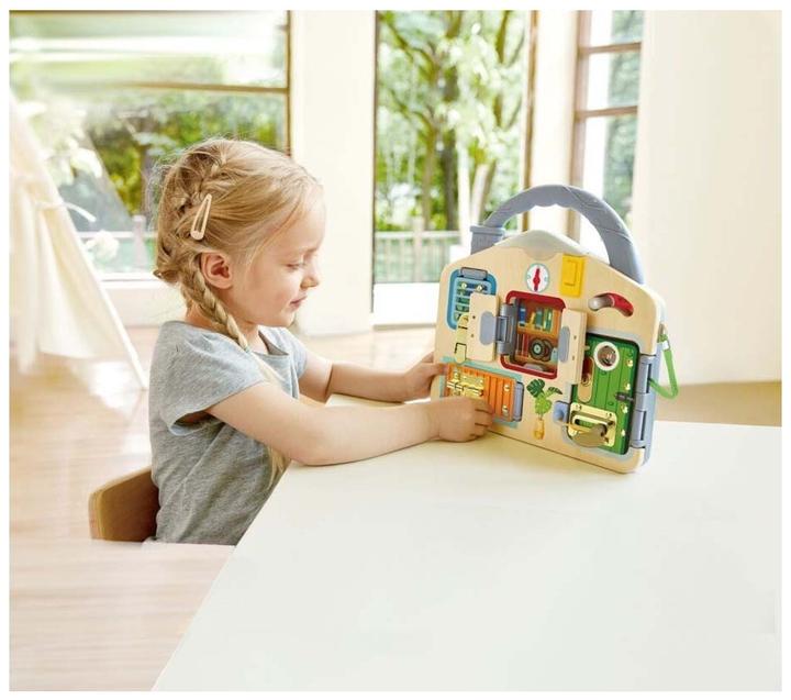 Actual product image Hape Game board lock & key