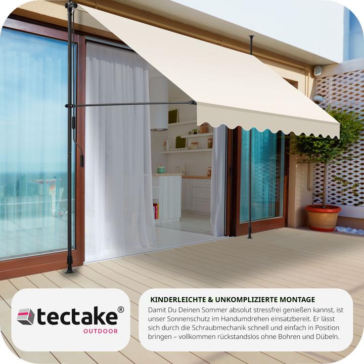 Produktbild tectake Klemmmarkise (3 m)