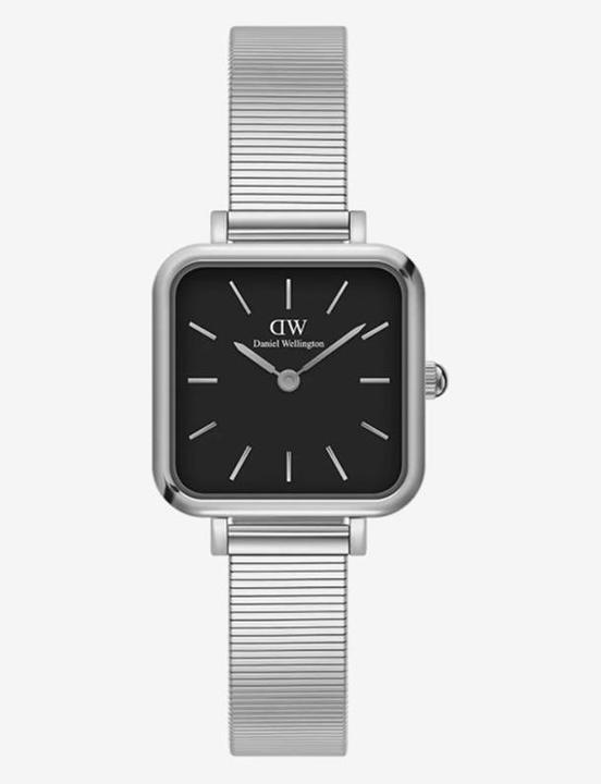 Immagine prodotto Daniel Wellington Quadro Studio Argento Nero (Orologio da polso analogico, 22 mm)