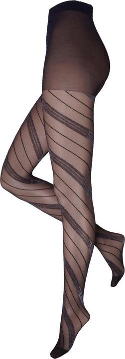 Immagine prodotto Levee Diagonal Lurex Collant moda, colore 314 nero-argento, taglia 36-38 (36 - 38)