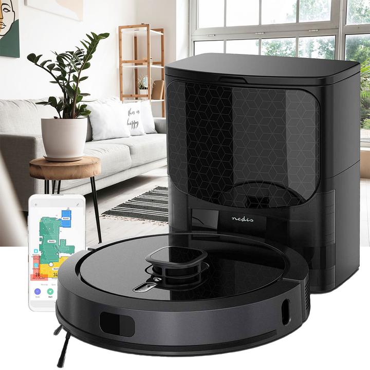 Productafbeelding Nedis SmartLife Robotstofzuiger Lasernavigatie | Wi-Fi | Capaciteit opvangbak: 0,6 l | Au (Stofzuigrobot)
