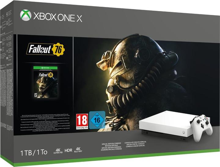 Produktbild Microsoft Xbox One X + Fallout 76 Bundle