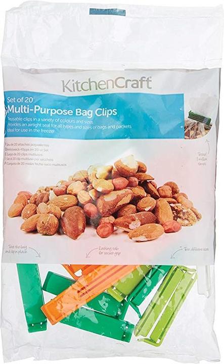 Actual product image Kitchen Craft Food Bag Clips (20 x)