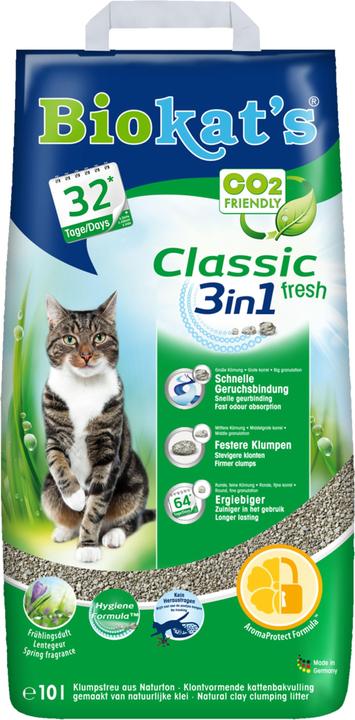 Actual product image Biokat's Classic Fresh 3in1 (Fragrant, Clumping, 10 kg)
