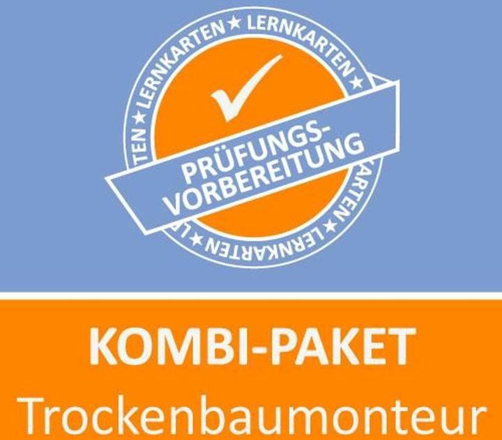 Produktbild Kombi-Paket Trockenbaumonteur Lernkarten (Deutsch, M. Rung-Kraus, Jennifer Christiansen, 2024)