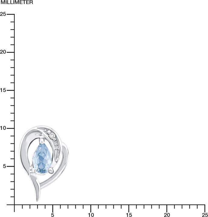 Immagine prodotto Amor Pietra blu (Argento)