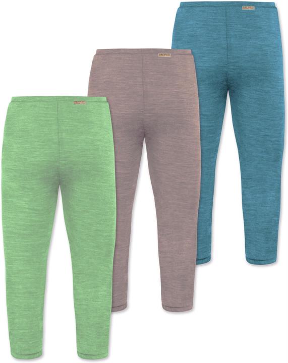 Immagine prodotto Normani Confezione da 3 pantaloni baby merino con piedini - 9543 (80)