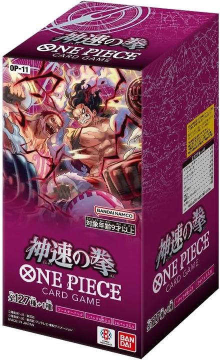 Immagine prodotto One Piece A Fist of Divine Speed Booster Box OP-11 - Card Game - JP (Giapponese, Display del booster)