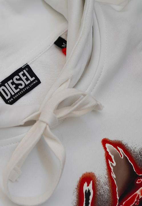 Actual product image Diesel Herren Sweatshirt Volkano - 100% Baumwolle - Casual - Grösse M (S)