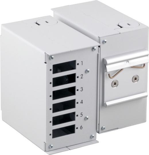 Actual product image EFB Elektronik 53705.1V3. Color of product: Gray. Width: 61 mm, Height: 115 mm, Depth: 113 mm