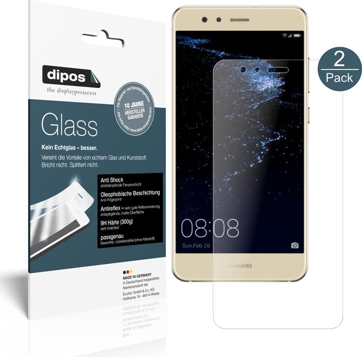 Produktbild Dipos Displayschutz Anti-Shock (2 Stück, Huawei P10 Lite)