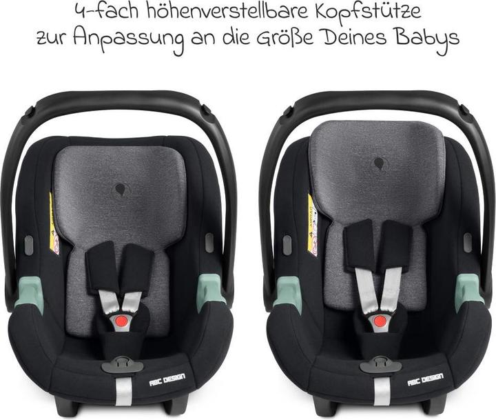 Produktbild ABC Design ABC Tulip Babyschale i-Size / 0 bis ca. 13 kg (Babyschale, ECE R129/i-Size Norm)