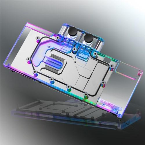 Actual product image Raijintek Samos NV2080Ti RBW Full Cover Water Cooler incl. Backplate for Nvidia RTX 2080 and 2080Ti