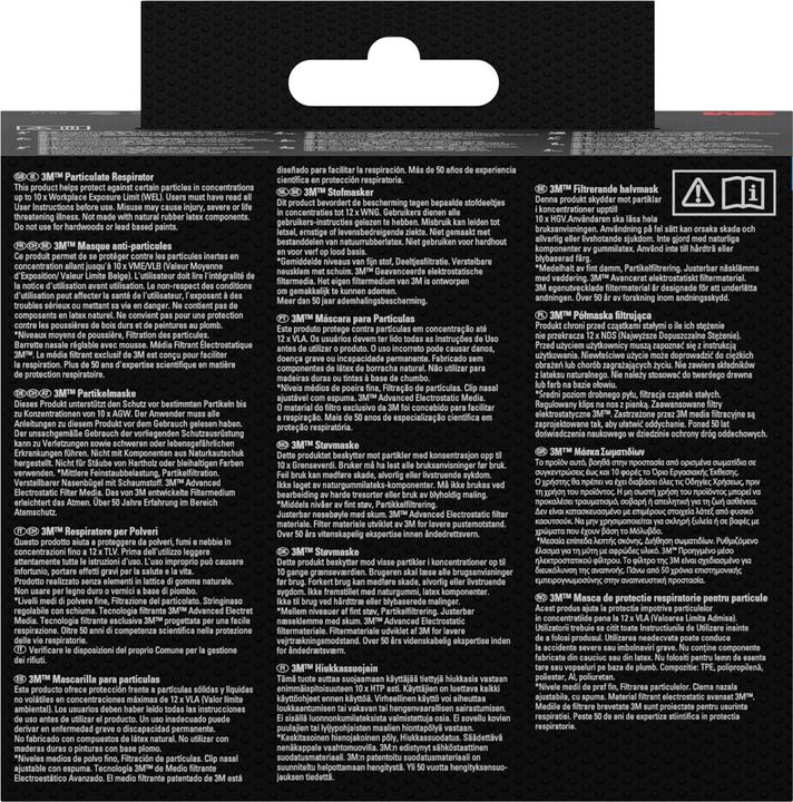 Actual product image 3M Respirator mask (FFP1, 3 x)