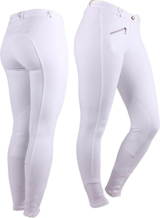 Qhp Reithose Textil-Kniebesatz Damen