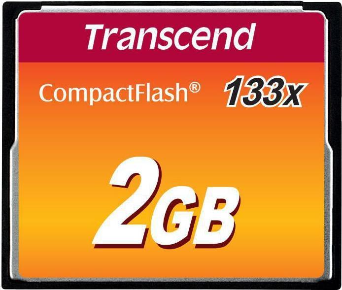 Image du produit Transcend Carte Compact Flash 2GB MLC (2 Go, CF)