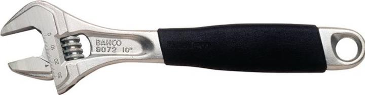 Image du produit Bahco Clé à molette ERGO 32 mm à ouverture extra-large, écrou central et poignée en caoutchouc, chromée (32 mm)