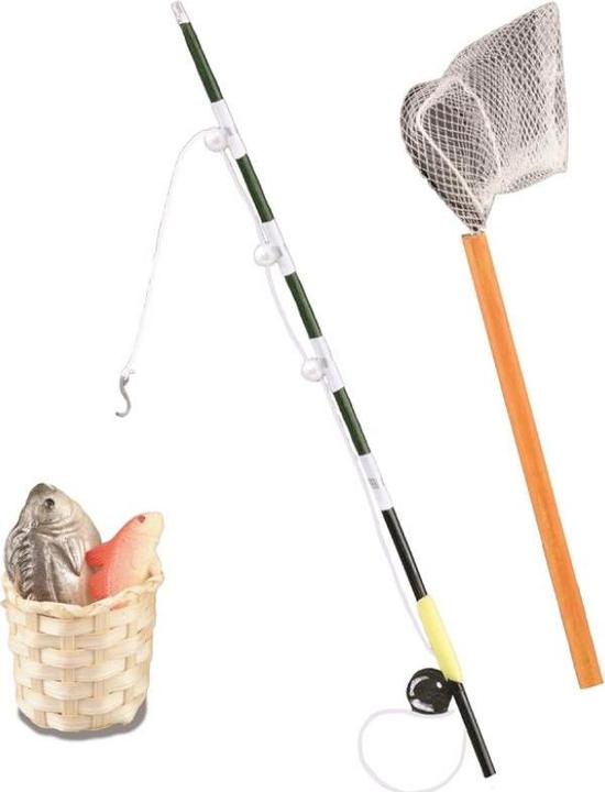 Produktbild Reutter 001.487/4 - Fischangel und Netz, Miniatur