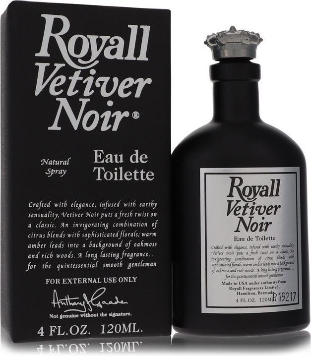 Actual product image Royall Fragrances Royall Vetiver Noir by Eau de Toilette Spray 120 ml (Eau de toilette, 120 ml)