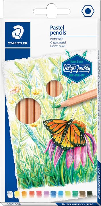 Actual product image Staedtler pastel 146P Pastel Pencils (12 pastel colours, 12 x)