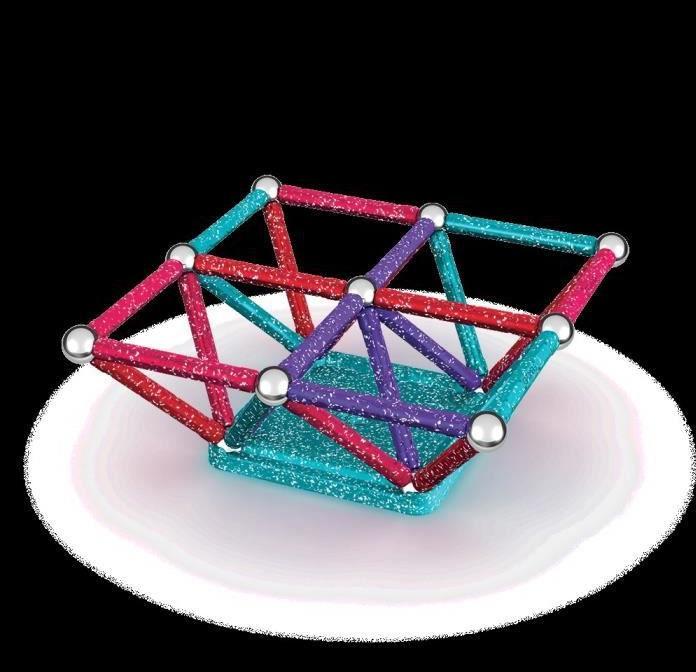 Productafbeelding Geomag Panelen GROENE lijn GLITTER