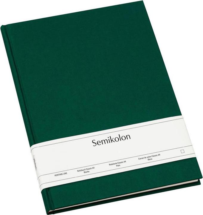 Actual product image Semikolon Classic (A4, Plain, Hardcover)