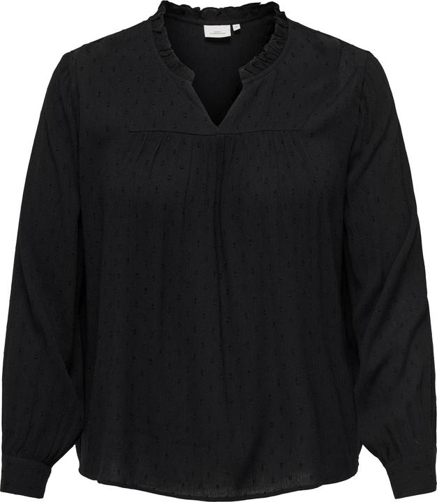 Produktbild Only Normal geschnitten V-Ausschnitt Ärmelbündchen mit Knopf Top Top (48)