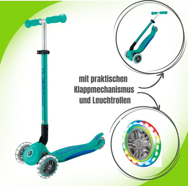 Actual product image Globber Primo Foldable Plus Light - 3 Wheels Scooter