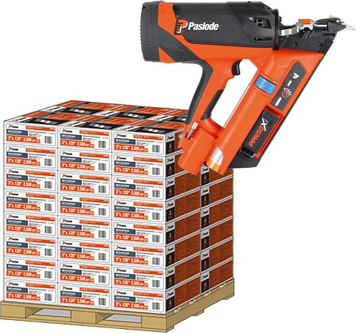 Actual product image Haubold Impulse anchor nailer PASLODE PPN 50 XI 40-50 mm single release
